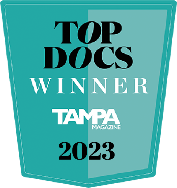 Dr. Morals Tampa Magazine Top Docs Winner 2023